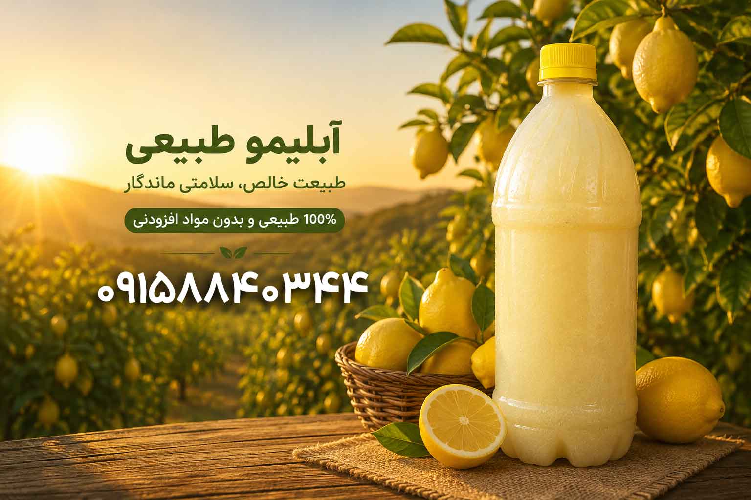 آبلیمو درجه یک ارگانیک ریحانی سلامت